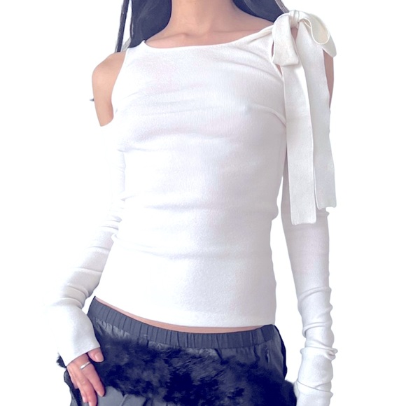 Gucci Tom ford pink cold shoulder with tie top s - Picture 8 of 8